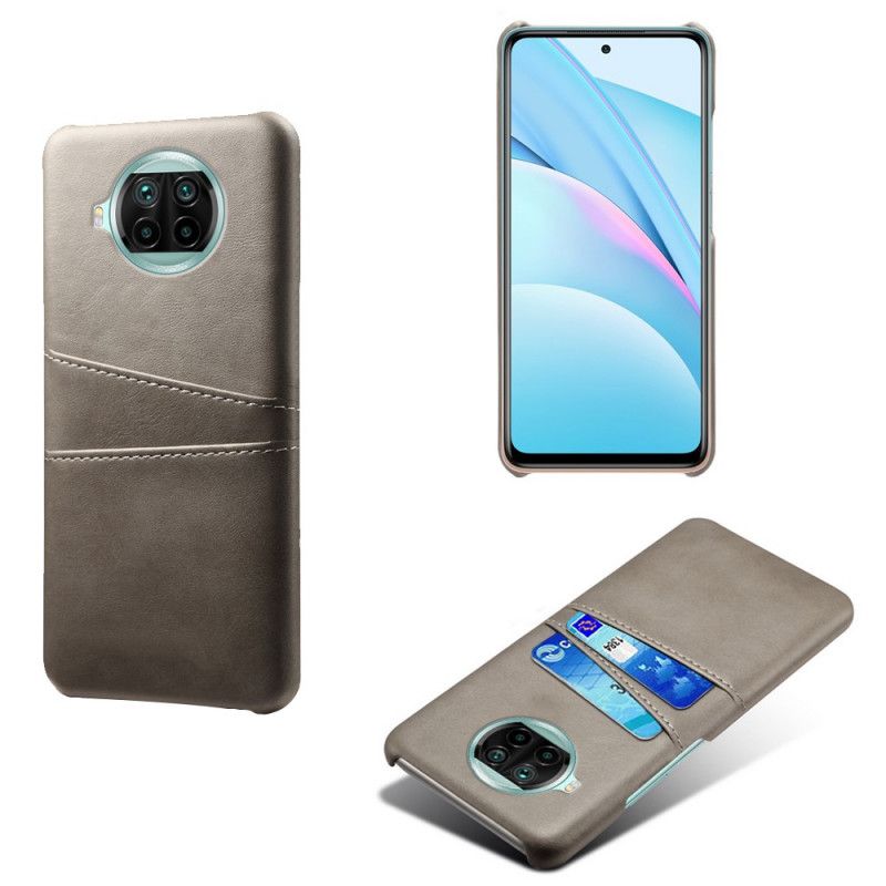 Kuori Xiaomi Mi 10T Lite 5G / Redmi Note 9 Pro 5G Harmaa Musta Ksq-Kortin Haltija Suojakuori