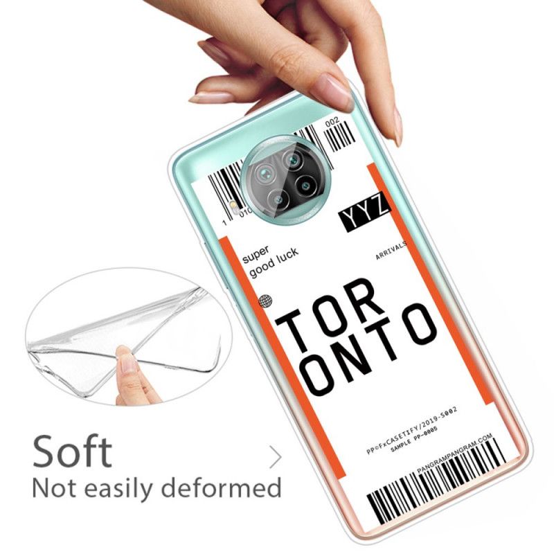 Kuori Xiaomi Mi 10T Lite 5G / Redmi Note 9 Pro 5G Maihinnousukortti Torontoon Suojakuori