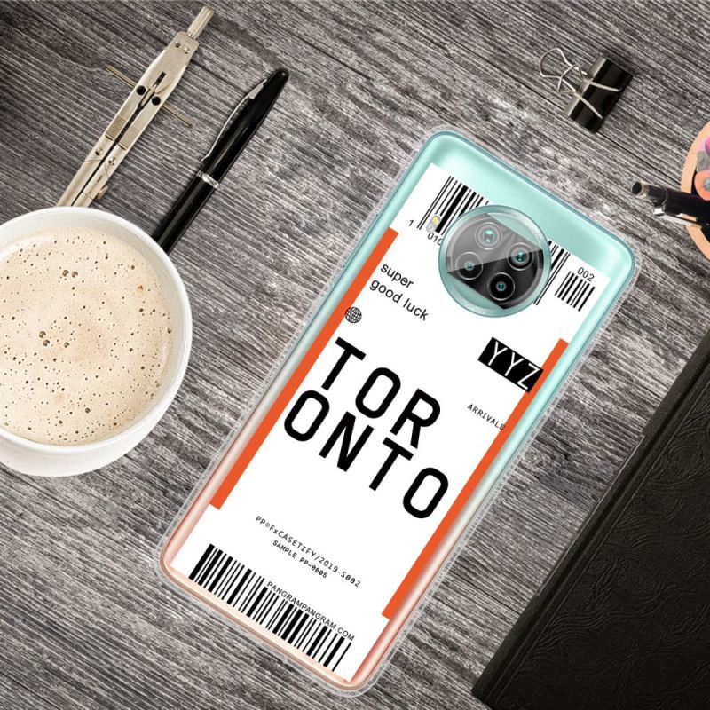 Kuori Xiaomi Mi 10T Lite 5G / Redmi Note 9 Pro 5G Maihinnousukortti Torontoon Suojakuori