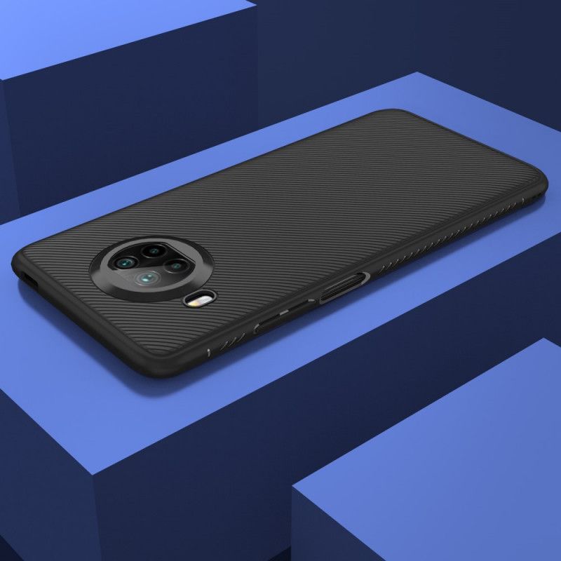 Kuori Xiaomi Mi 10T Lite 5G / Redmi Note 9 Pro 5G Tummansininen Musta Jazz-Sarja Twill