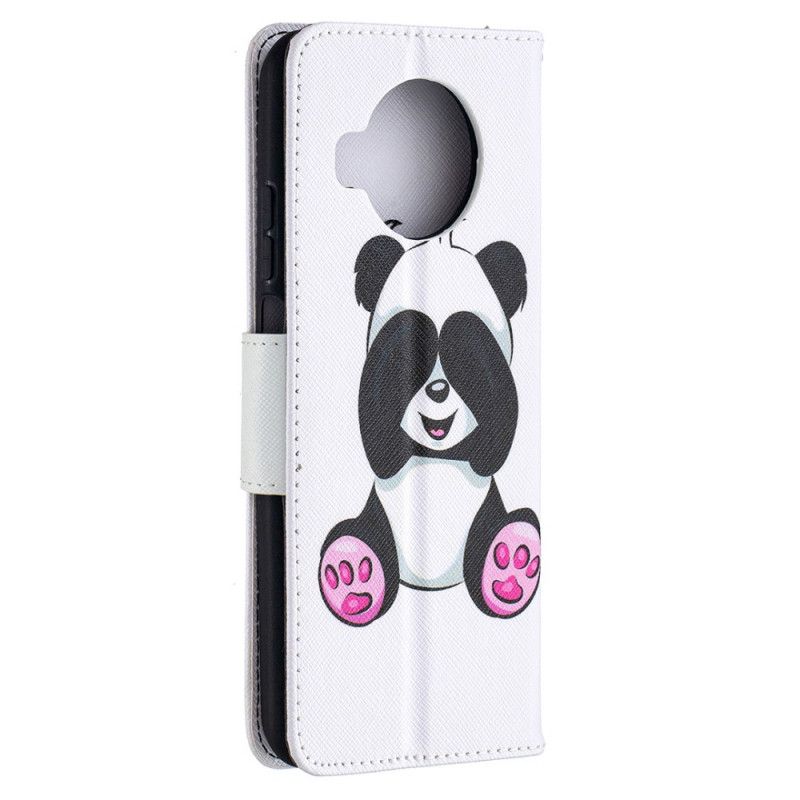 Nahkakotelo Xiaomi Mi 10T Lite 5G / Redmi Note 9 Pro 5G Puhelinkuoret Hauska Panda