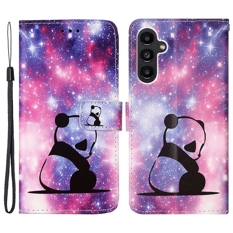 Kuoret Samsung Galaxy A15 Baby Panda Hihnalla