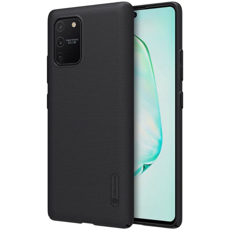 Kuori Samsung Galaxy S10 Lite Kulta Musta Jäykkä Himmeä Nillkin Suojakuori