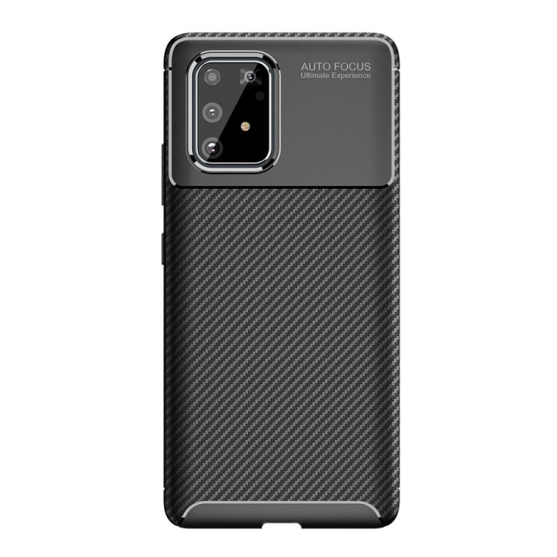 Kuori Samsung Galaxy S10 Lite Tummansininen Musta Joustava Hiilikuiturakenne