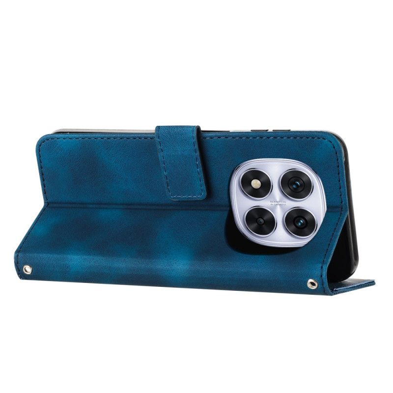 Kotelot Xiaomi Redmi Note 14 Pro Plus 5g Puhelinkuoret Mokkanahkaefektiviivat