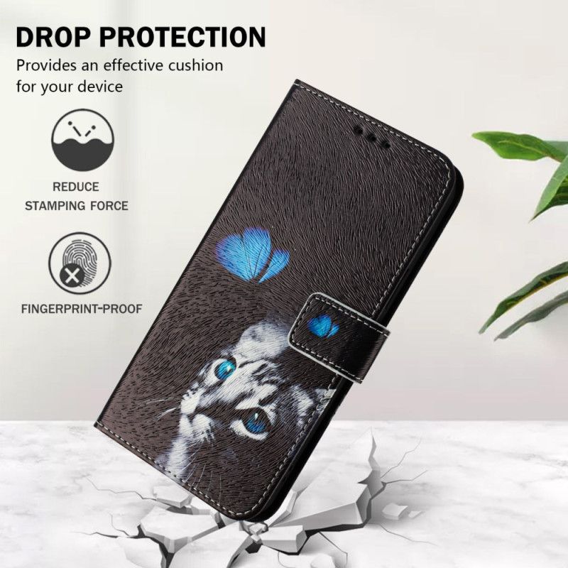 Kotelot Xiaomi Redmi Note 14 Pro Plus 5g Puhelinkuoret Perhos- Ja Kissakuvio