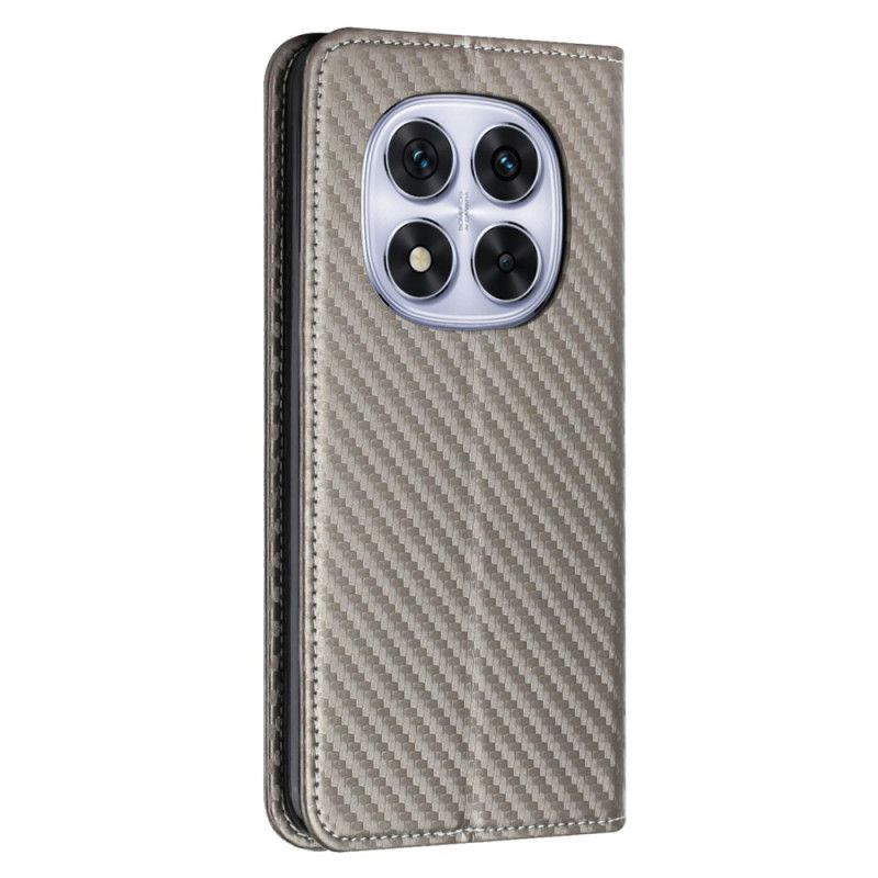 Nahkakotelo Xiaomi Redmi Note 14 Pro Plus 5g Hiilikuitu Strap-on Suojakuori