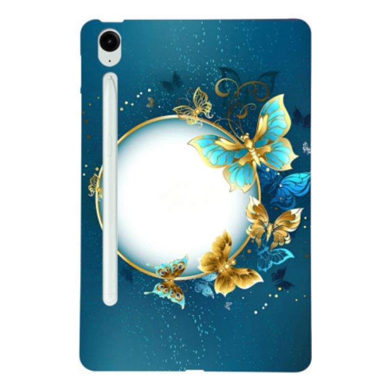 Kuori Samsung Galaxy Tab S10 Fe Plus Ympyrä Ja Perhosia Suojakuori