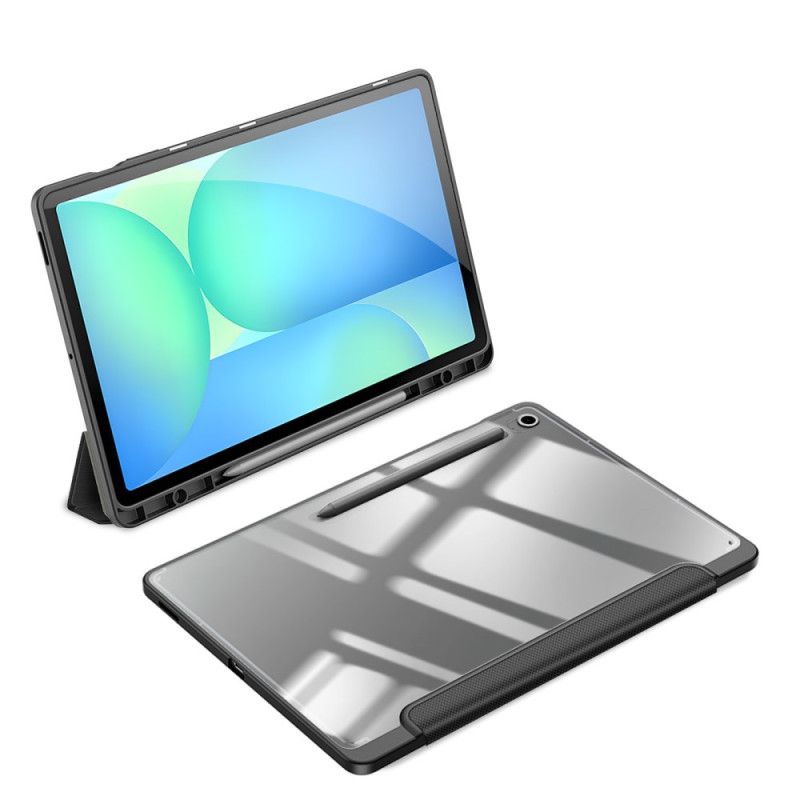 Samsung Galaxy Tab S10 Fe Plus Kolmipaneelinen Läpinäkyvä Takaosa