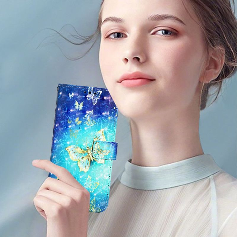 Kotelot Oneplus Nord 4 Kultaiset Perhoset