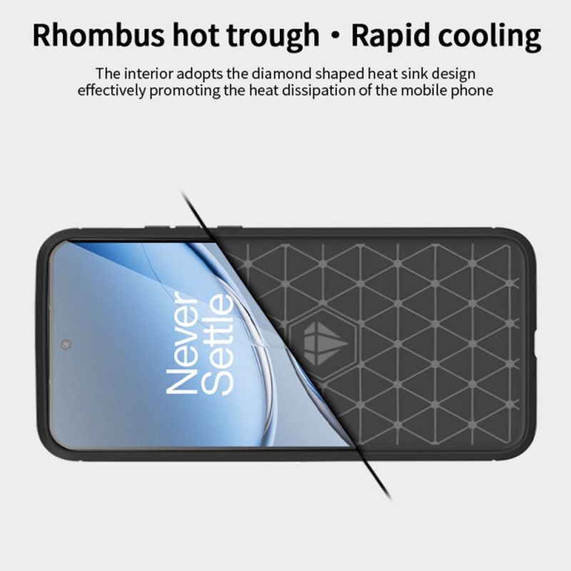 Kuori Oneplus Nord 4 Harjattu Hiilikuitu