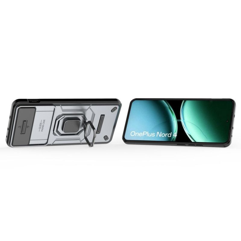 Kuori Oneplus Nord 4 Kestävä Rengas Linssinsuojalla Suojakuori
