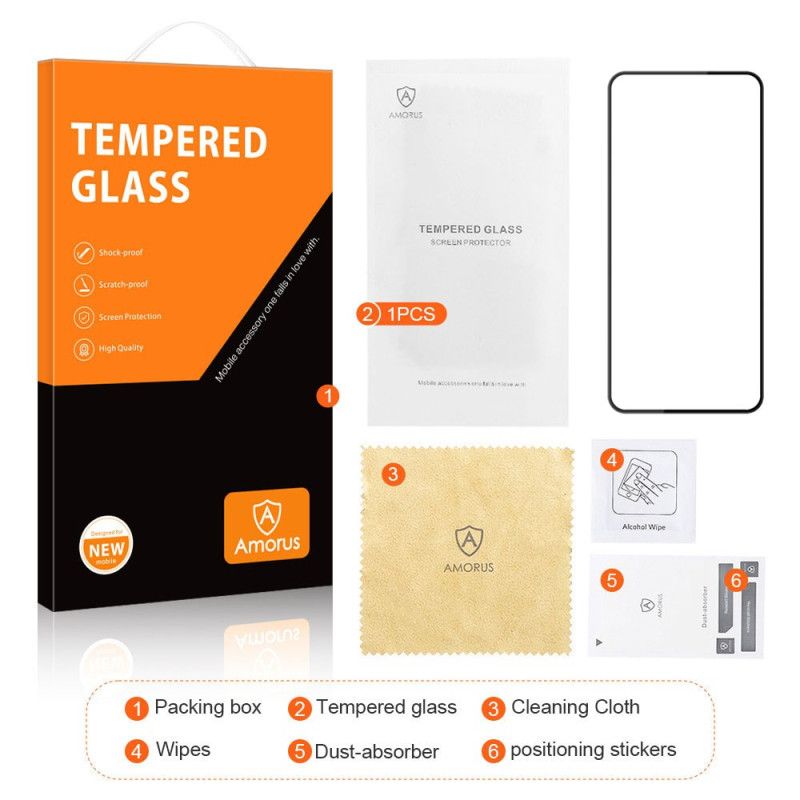 Täysin Peittävä Karkaistusta Lasista Valmistettu Näytönsuoja Oneplus Nord 4