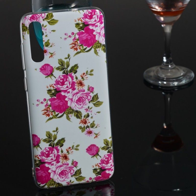 Kuori Samsung Galaxy A70 Fluoresoivat Vapauden Kukat