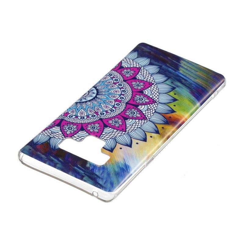 Case Kuoret Samsung Galaxy Note 9 Puhelinkuoret Fluoresoiva Mandalapöllö