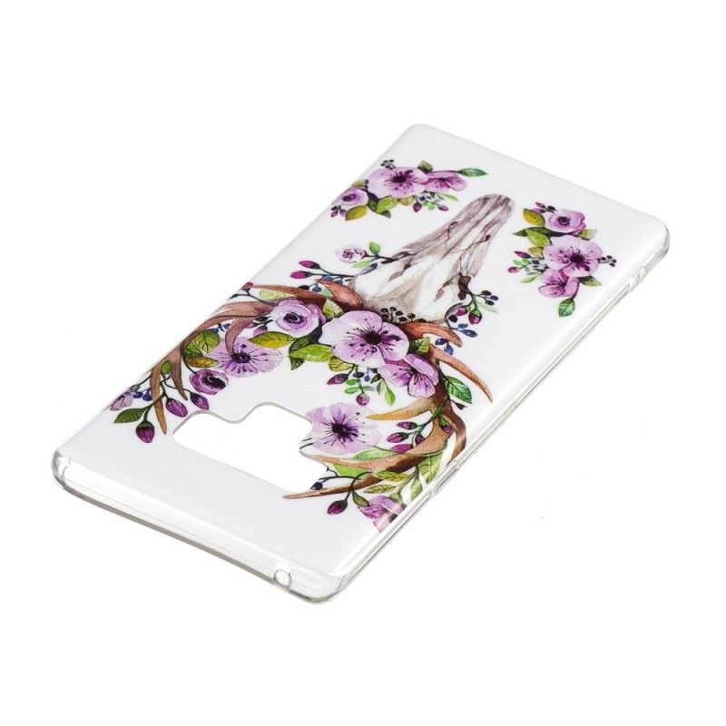 Kuori Samsung Galaxy Note 9 Fluoresoiva Kukallinen Hirvi Suojakuori