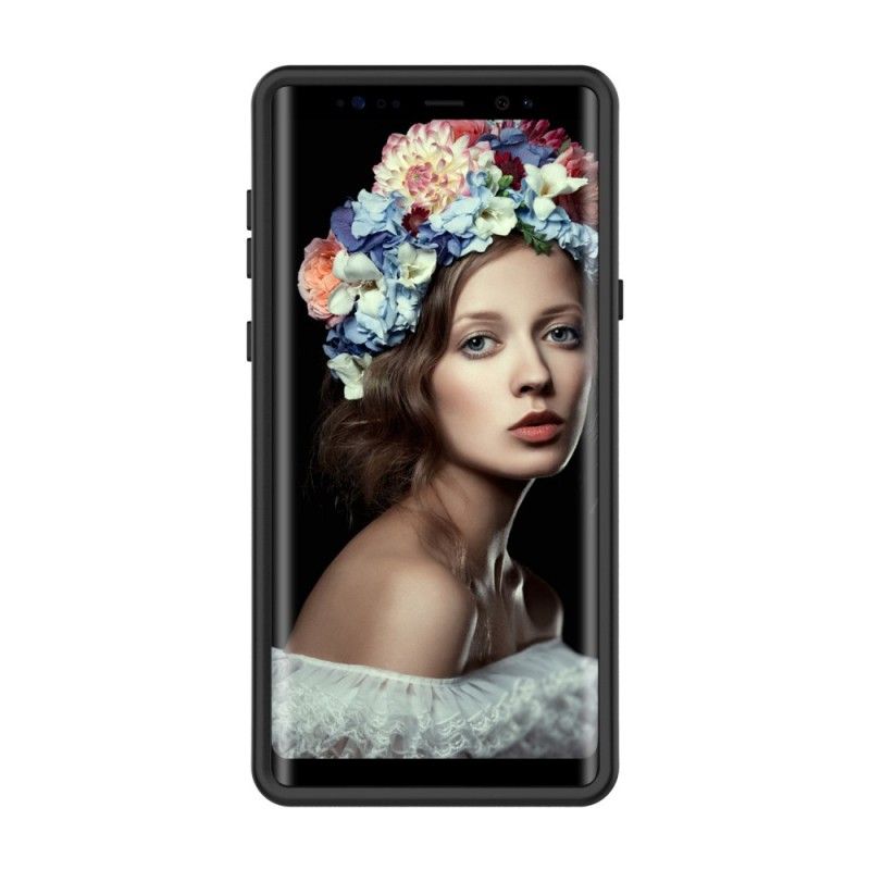 Kuori Samsung Galaxy Note 9 Ruusukulta Musta Premium Irrotettava Suojakuori