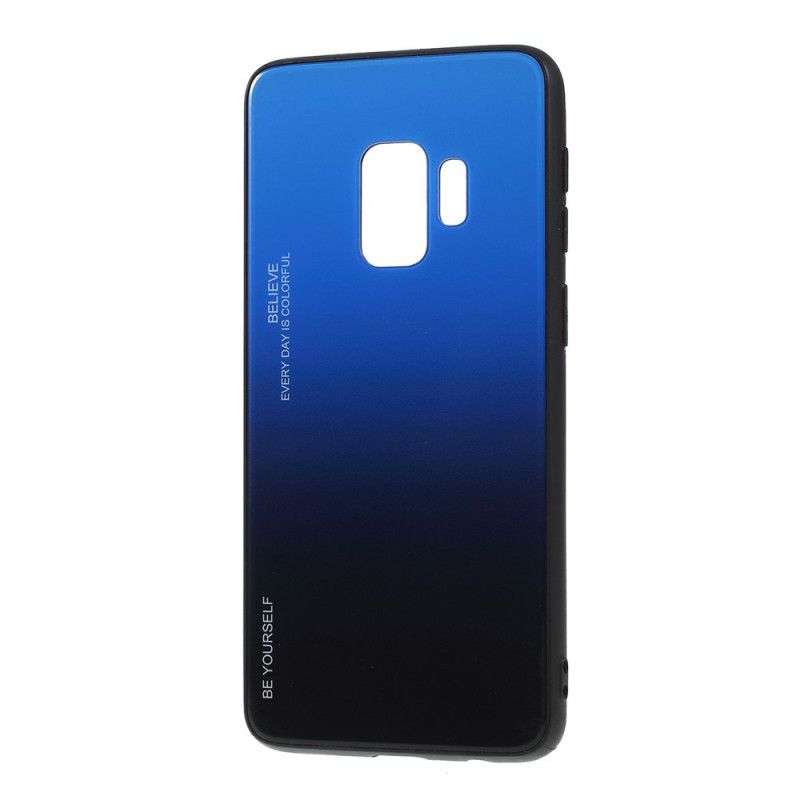 Case Kuoret Samsung Galaxy S9 Purppura Punainen Puhelinkuoret Galvanoitu Väri