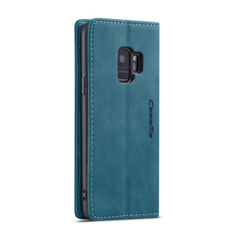 Flip Kotelot Samsung Galaxy S9 Ruskea Musta Puhelinkuoret Keinonahkakotelo
