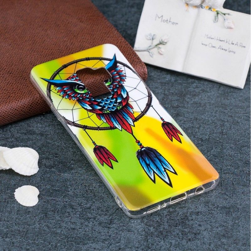Kuori Samsung Galaxy S9 Fluoresoiva Pöllö Unen Sieppari