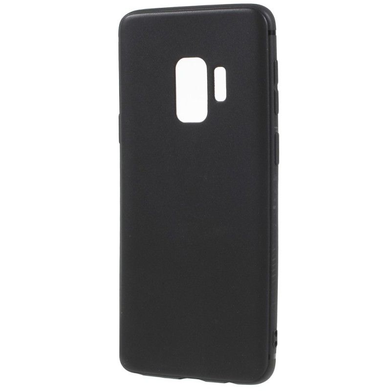 Kuori Samsung Galaxy S9 Valkoinen Musta Matta Silikoni Suojakuori