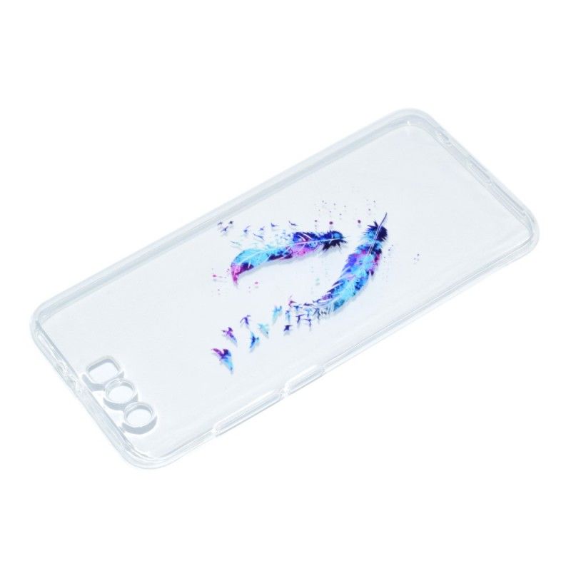 Kuori Honor 9 Läpinäkyvät Höyhenet Suojakuori