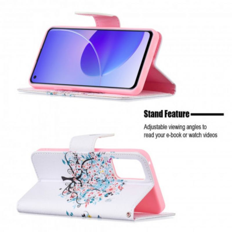 Flip Kotelot Oppo Reno 6 5g Kukkapuu