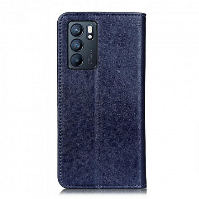 Flip Kotelot Oppo Reno 6 5g Nahkarakenne