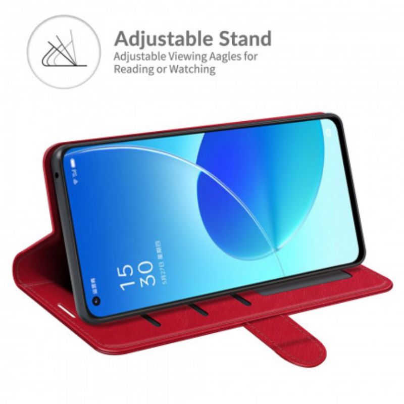 Flip Kotelot Oppo Reno 6 5g Ultra Faux Leather
