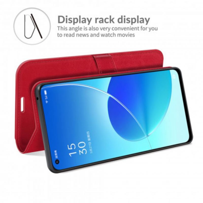 Flip Kotelot Oppo Reno 6 5g Ultra Faux Leather