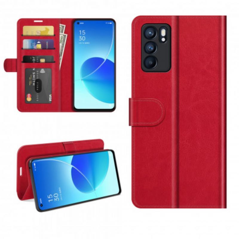 Flip Kotelot Oppo Reno 6 5g Ultra Faux Leather