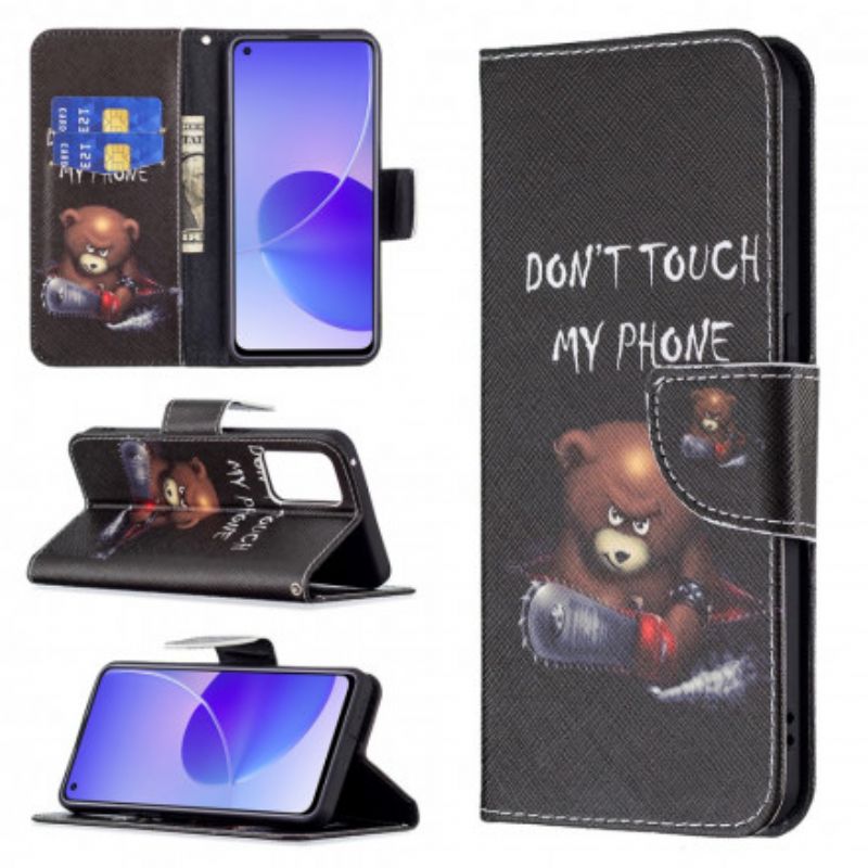 Flip Kotelot Oppo Reno 6 5g Vaarallinen Karhu