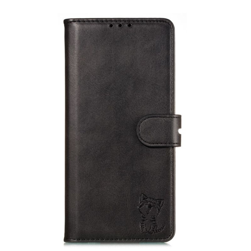 Kotelot Xiaomi Redmi Note 8T Harmaa Musta Kissanpentu Suojakuori