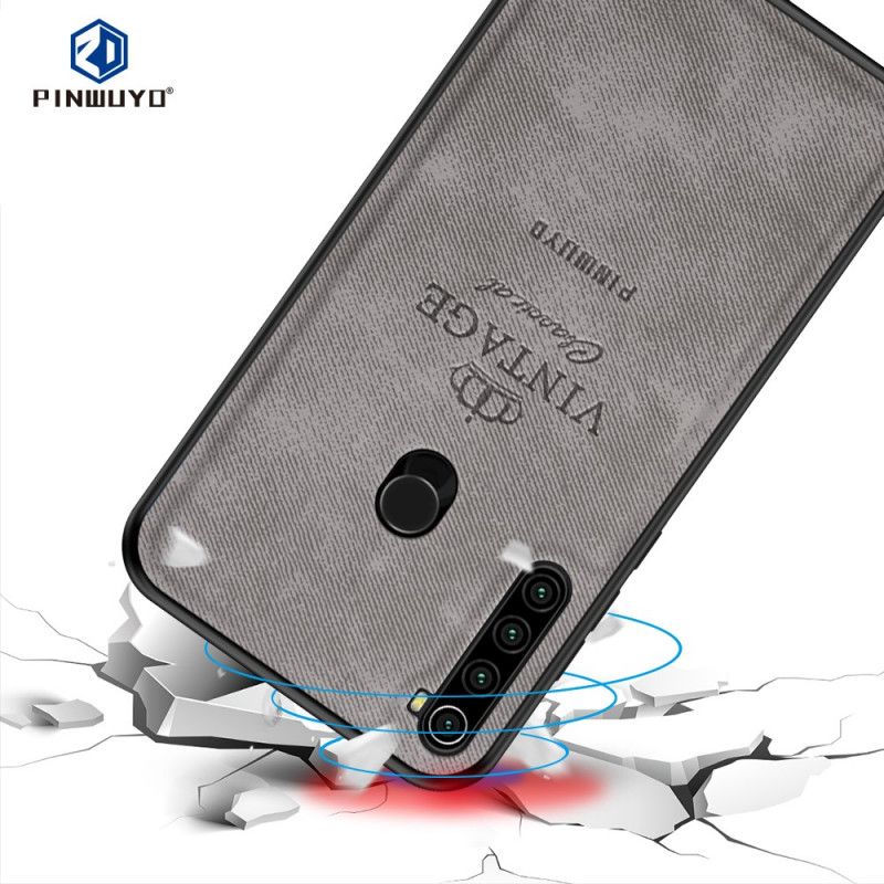 Kuori Xiaomi Redmi Note 8T Harmaa Musta Kunniallinen Vintage Pinwuyo
