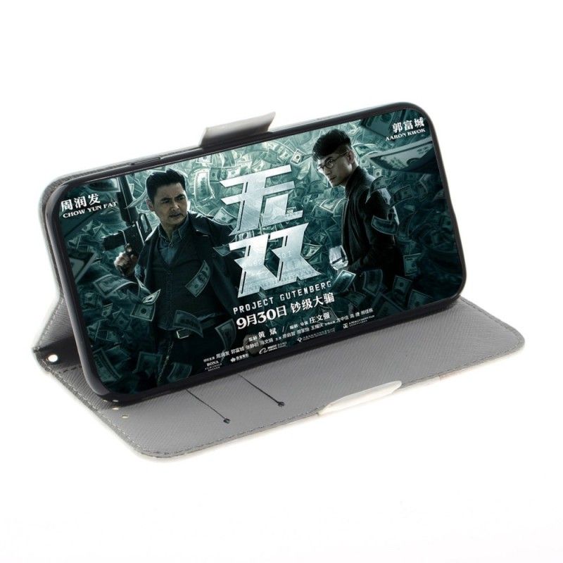 Flip Case Samsung Galaxy A50 Kukkiva Oksa Tangalla