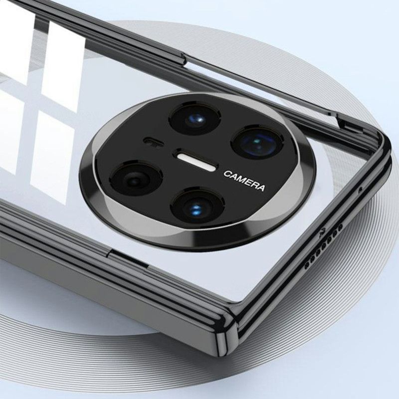 Kuori Huawei Mate X6 Läpinäkyvä Saranalla Ja Karkaistulla Lasilla