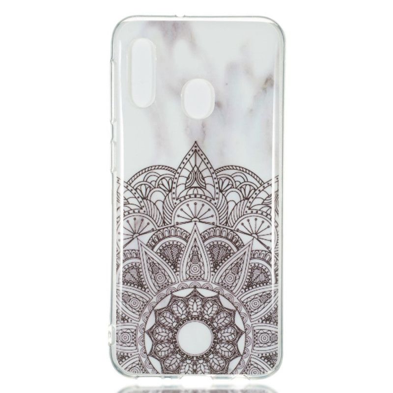 Kuori Samsung Galaxy A20e Marmoroitu Mandala Suojakuori