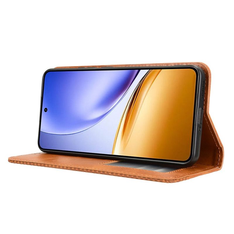 Nahkakotelo Realme 14t 5g Vintage-friisi