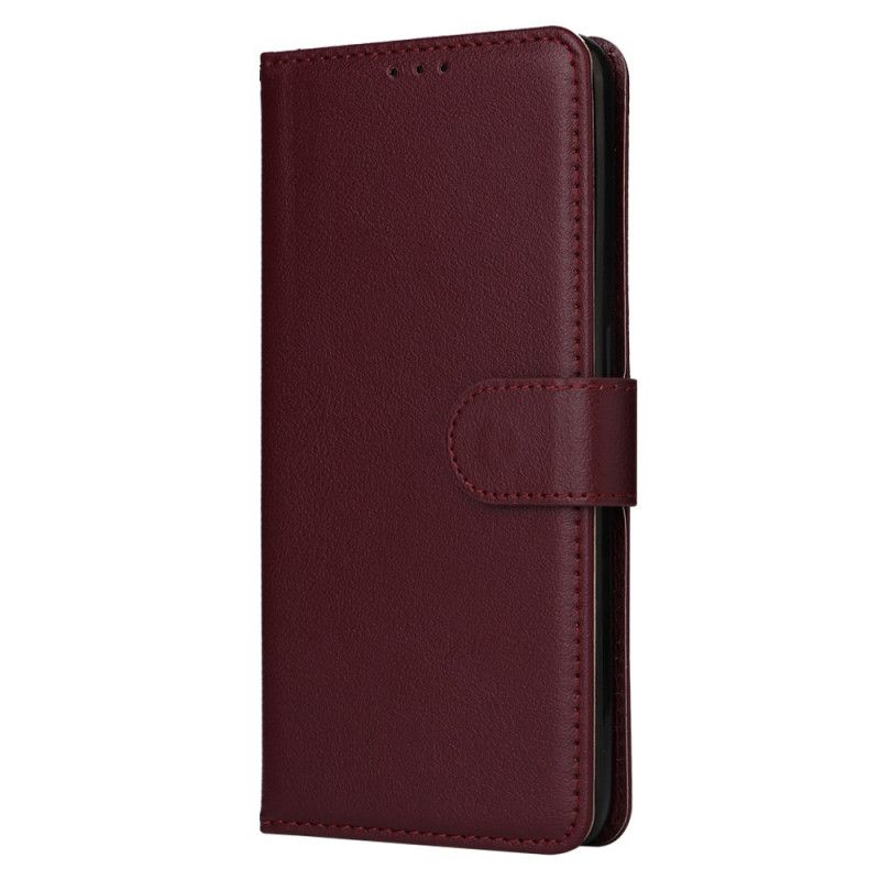 Nahkakotelo Realme 14t 5g Yksivärinen Hihna