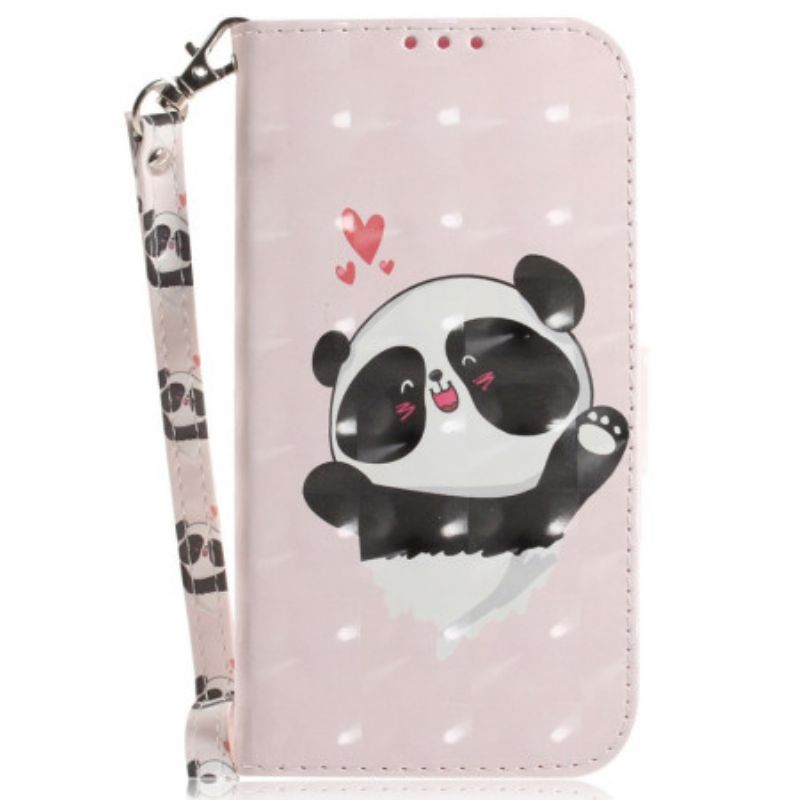 Kotelot Xiaomi Redmi Note 14 5g Panda-rakkaus Kaulanauha