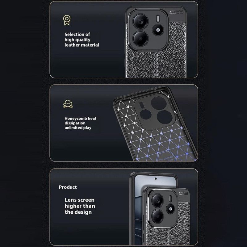 Kuori Xiaomi Redmi Note 14 5g Litsikuvioinen Tekstuuri