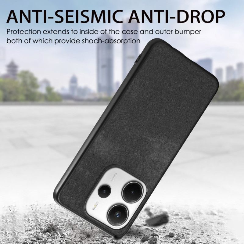 Kuori Xiaomi Redmi Note 14 5g Mokkanahkakuvioinen Suojakuori