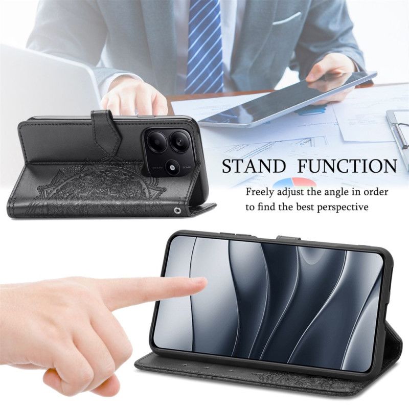 Nahkakotelo Xiaomi Redmi Note 14 5g Barokkimandala