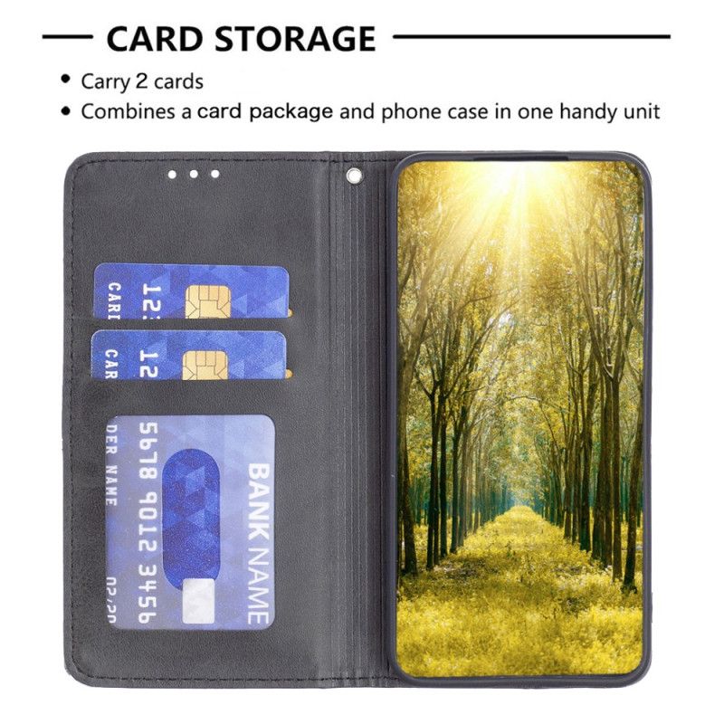 Nahkakotelo Xiaomi Redmi Note 14 5g Geometrinen Suojakuori