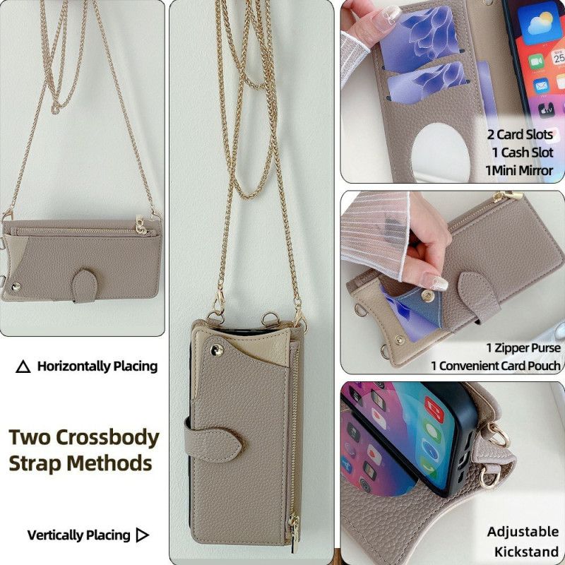 Nahkakotelo Xiaomi Redmi Note 14 5g Jalustalla Ja Rannehihnalla