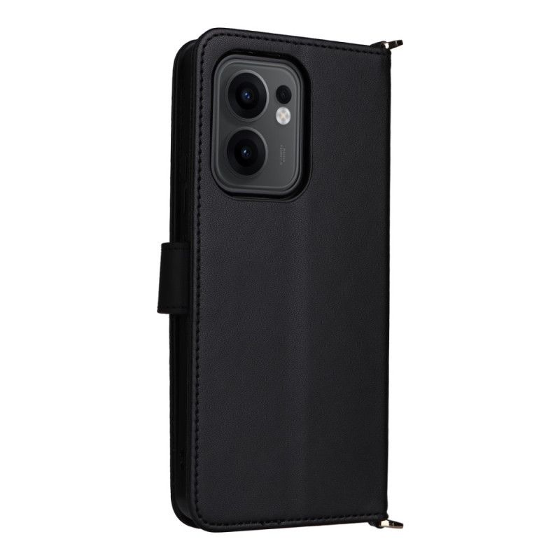 Kotelot Oppo Reno 13f 4g / 5g / 13 Fs 5g Puhelinkuoret Ensiluokkainen Retrohenkinen Olkahihna Ja Kaulanauha