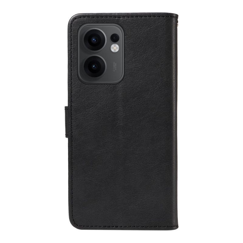 Kuoret Oppo Reno 13f 4g / 5g / 13 Fs 5g Yksivärinen Tekonahka