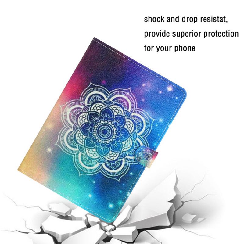 Kotelot Samsung Galaxy Tab S6 Lite Punainen Musta Mandalasarja Suojakuori
