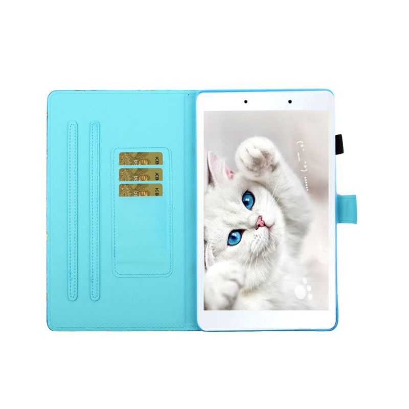 Kotelot Samsung Galaxy Tab S6 Lite Punainen Musta Mandalasarja Suojakuori
