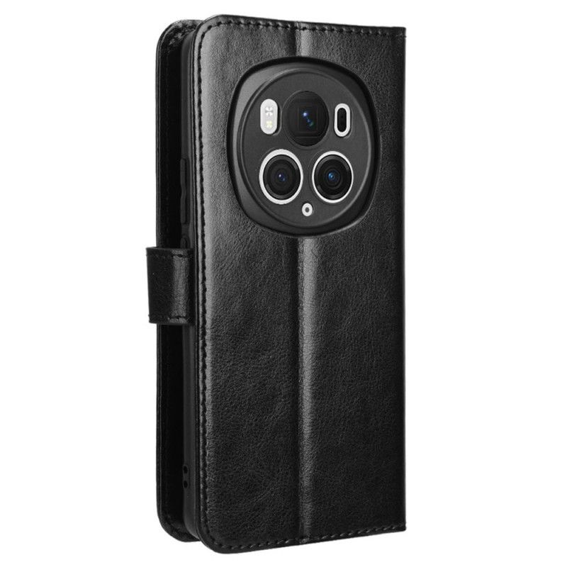 Kotelot Honor Magic 6 Pro Näyttävä Keinonahka Hihnalla Suojakuori